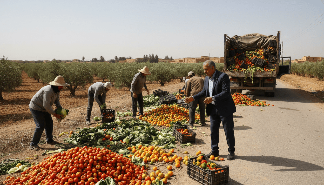La majorité des pertes alimentaires au Maroc survient avant la mise en marché