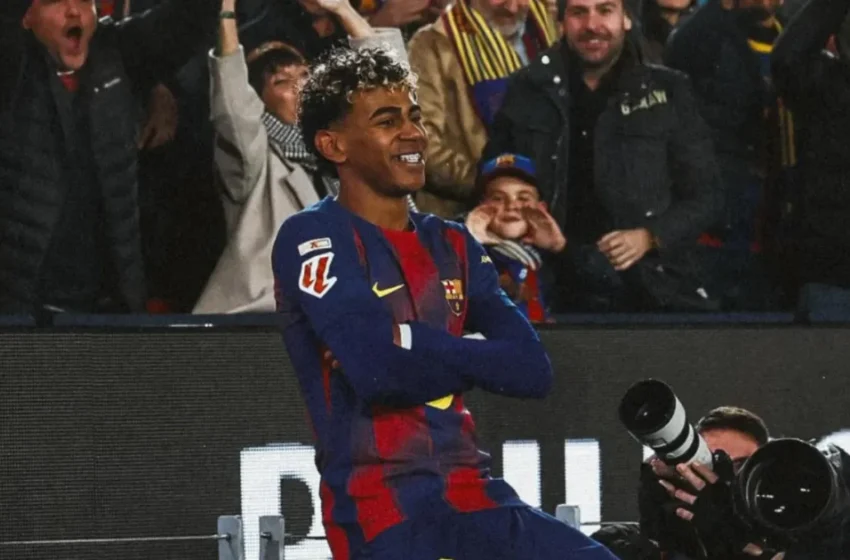  Le prodige marocain Lamine Yamal réalise un triplé historique et porte le Barça