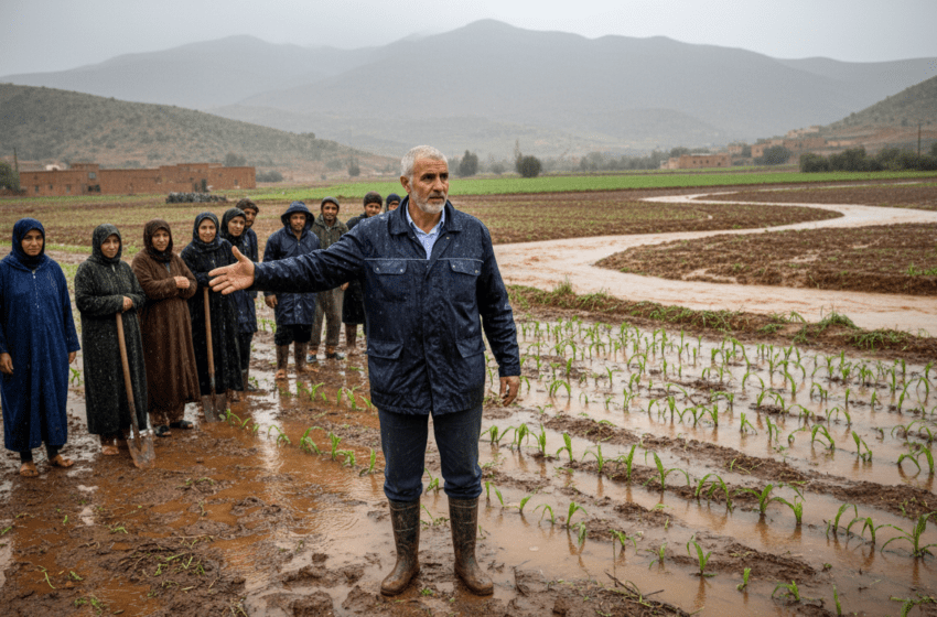  L’impact des pluies sur la saison agricole présenté par Ahmed El Bouari