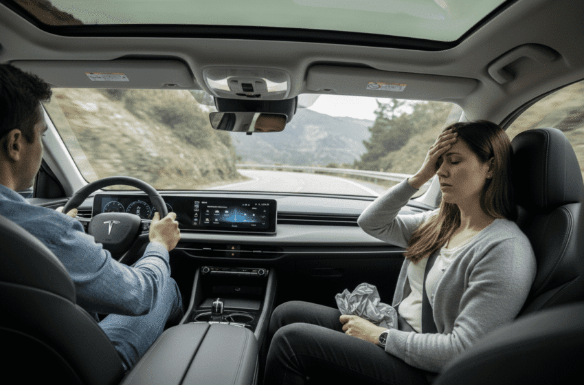  Mal des transports dans les véhicules électriques : pourquoi ces modèles provoquent des nausées