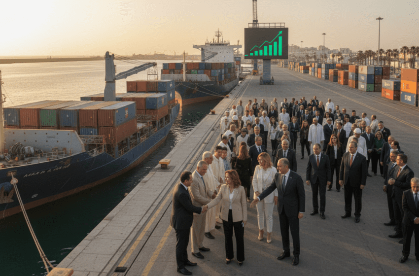  Maroc enregistre +50% d’échanges commerciaux avec le port de Castellón depuis début 2026
