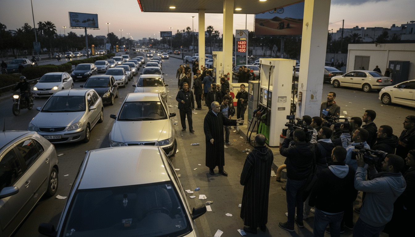 Maroc : ruée sur les stations-service après hausse de 2 MAD du carburant