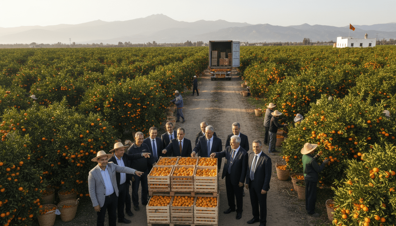 Maroc se consolide comme exportateur de mandarines avec 550 000 tonnes en 2025-2026
