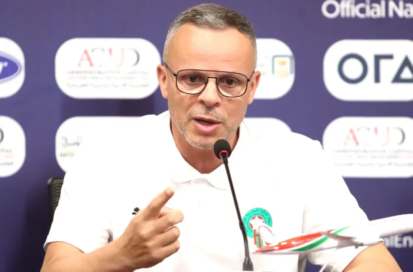  Mohamed Ouahbi nommé sélectionneur des Lions de l’Atlas pour préparer le Mondial 2026