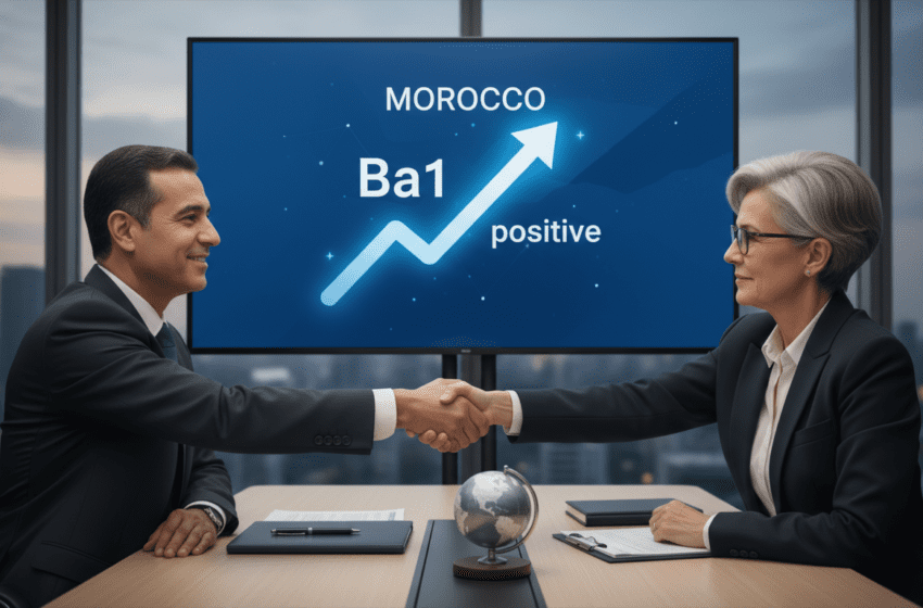  Moody’s porte la perspective de la note Ba1 du Maroc à positive