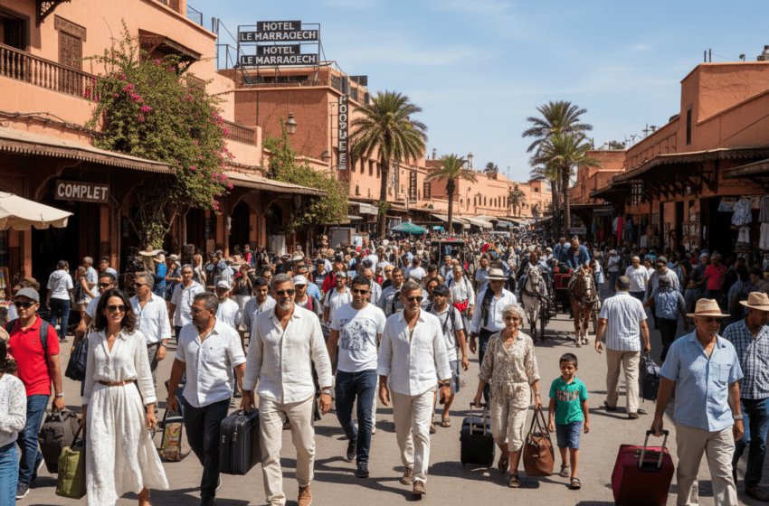  Printemps à Marrakech affluence et hôtels complets fin mars début avril