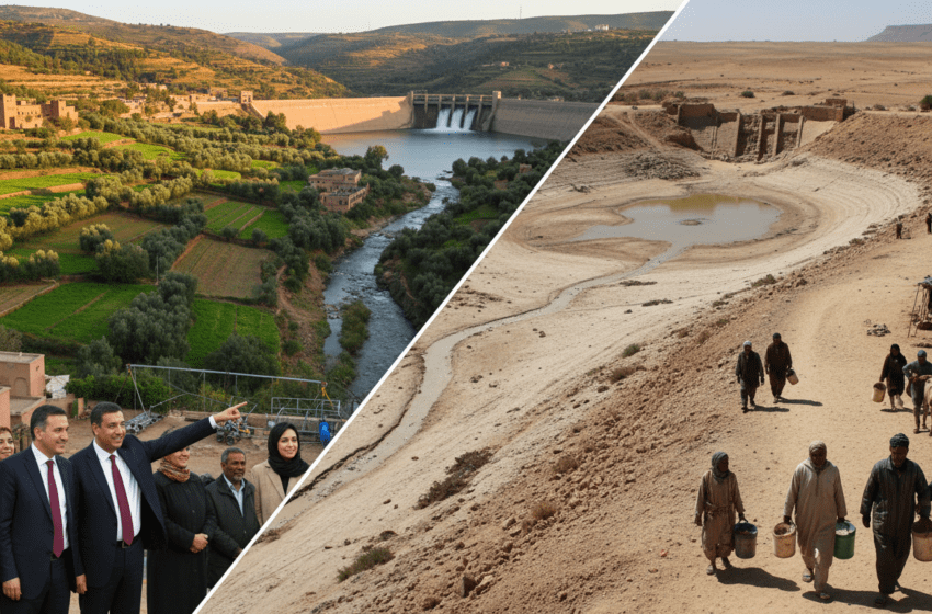  Réserves couvrant trois ans d’eau révèlent des disparités Nord Sud au Maroc