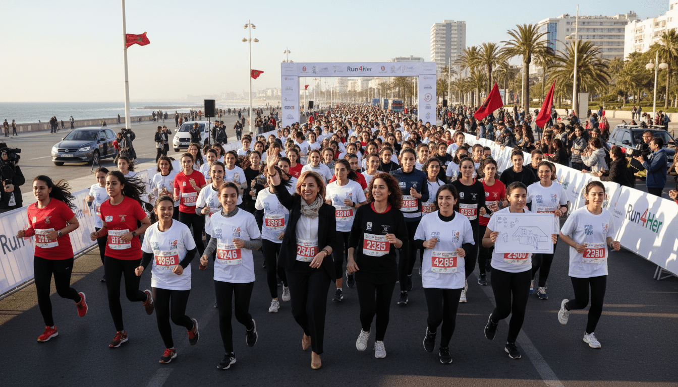 Run4Her à Casablanca 5e édition pour valoriser les projets de jeunes filles marocaines