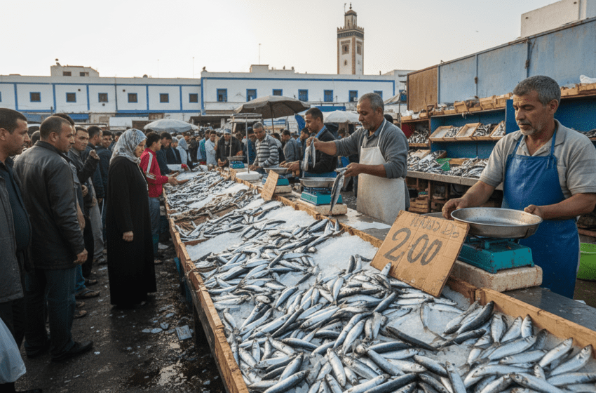 Sardine à Casablanca : prix du kilo entre 40 et 50 DH
