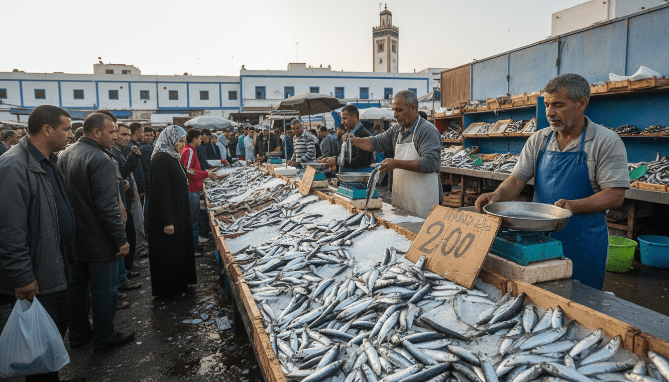 Sardine à Casablanca : prix du kilo entre 40 et 50 DH
