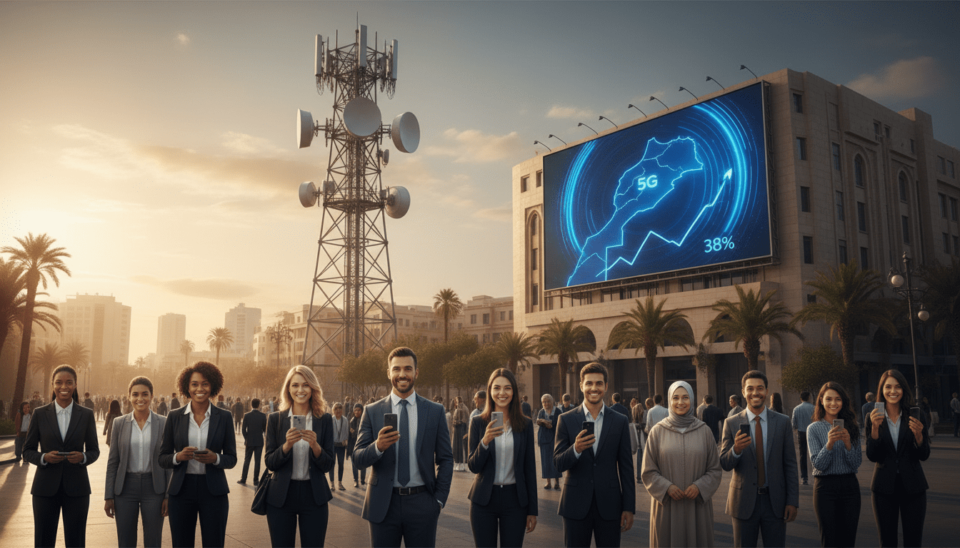 5G au Maroc: 38% de la population couverte après cinq mois, selon l'ANRT