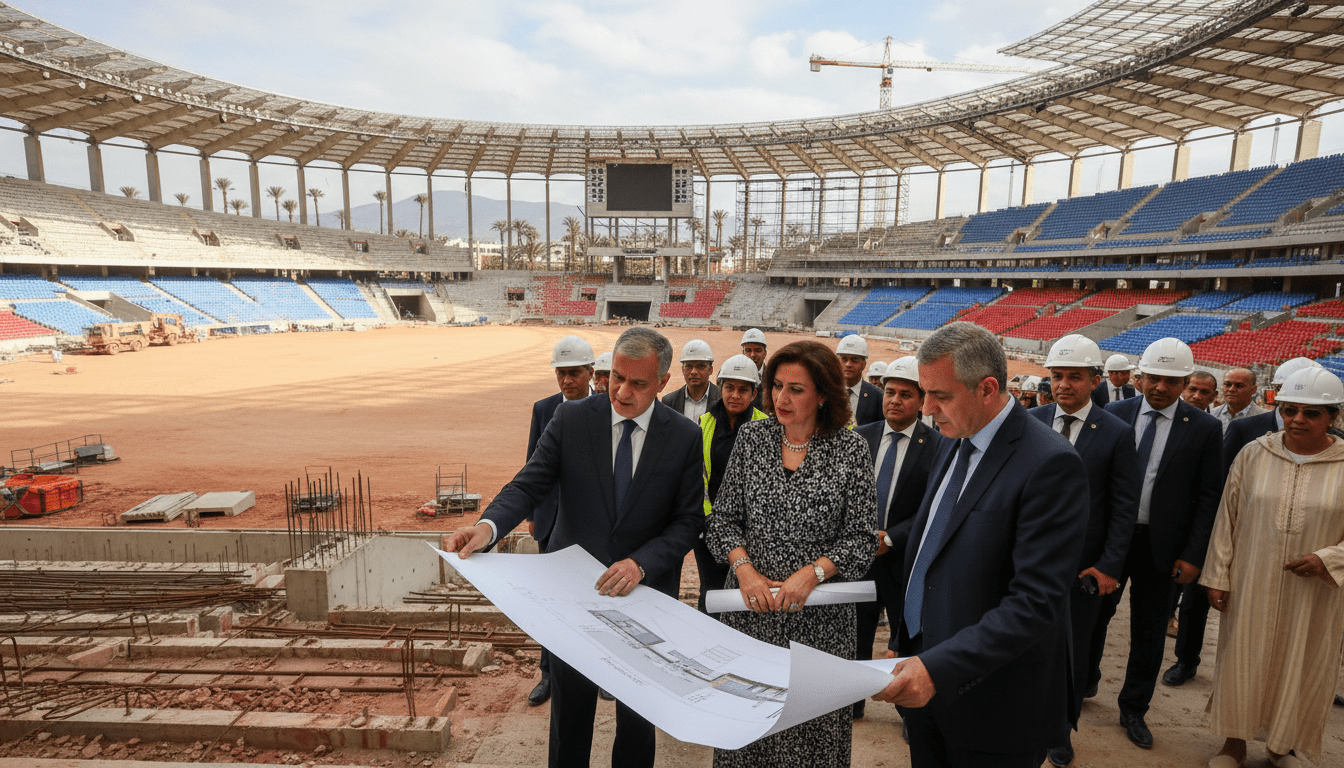 ANEP lance un marché de 883,2 MDH pour moderniser le Grand Stade de Marrakech