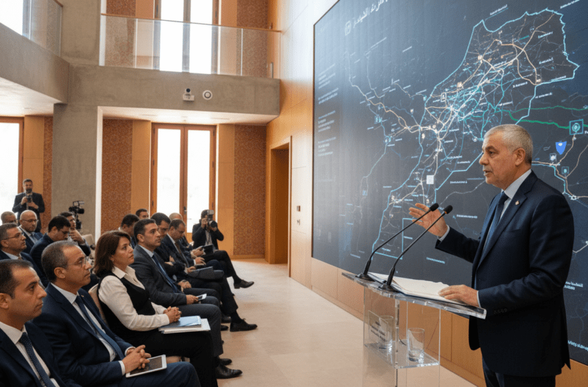  Abdessamad Kayouh présente la stratégie de modernisation des infrastructures et de la connectivité