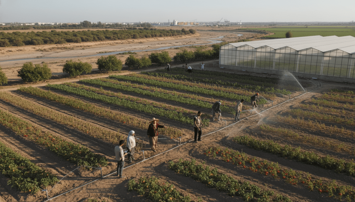 Agriculture d'exportation marocaine en recomposition face au stress climatique et concurrence internationale