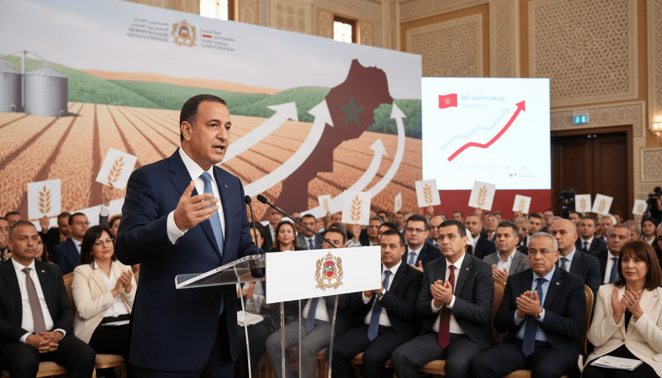 Akhannouch annonce une impulsion à l’investissement et 90 millions de quintaux pour l’agriculture
