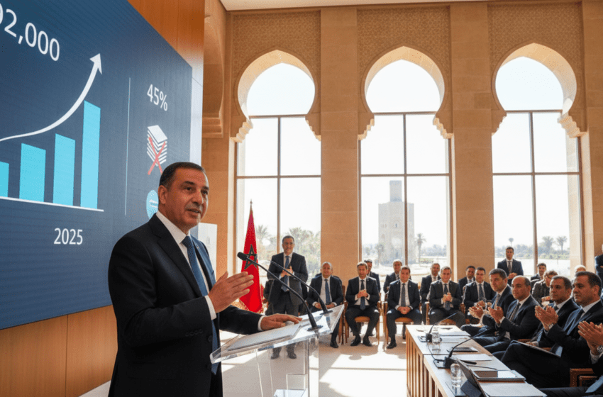  Akhannouch : plus de 92 000 entreprises en 2025, documents réduits de 45 pour cent