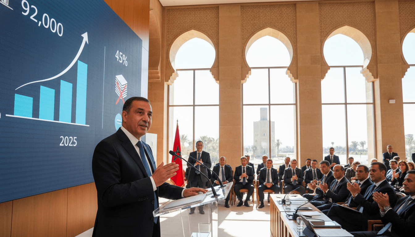 Akhannouch : plus de 92 000 entreprises en 2025, documents réduits de 45 pour cent