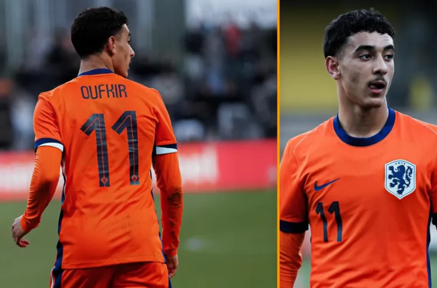  Ayoub Oufkir brille après convocation en urgence chez les Jong Oranje