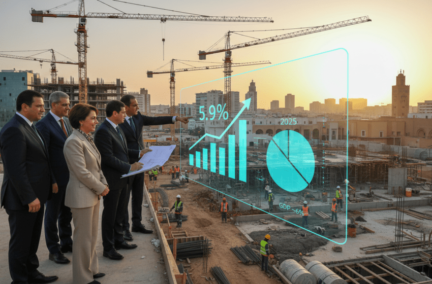  BTP près de 6% du PIB en 2025, valeur ajoutée en hausse 5,9%