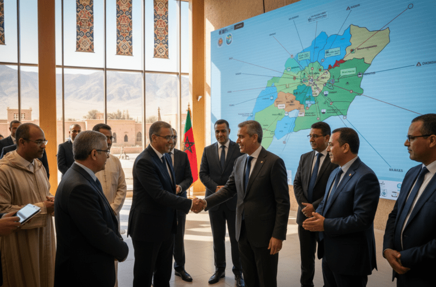  Béni Mellal-Khénifra franchit une étape décisive pour la structuration du développement territorial
