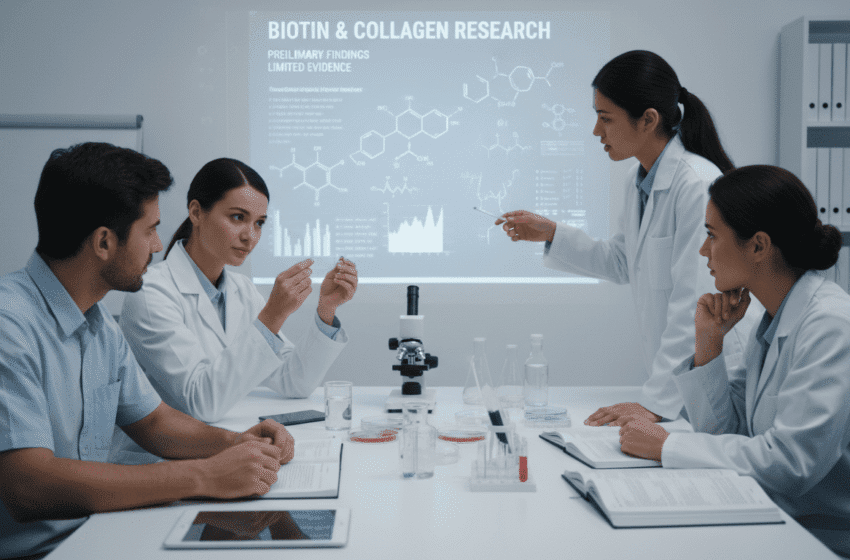  Biotine et collagène pour cheveux, peau et ongles : bénéfices, dosage, sécurité