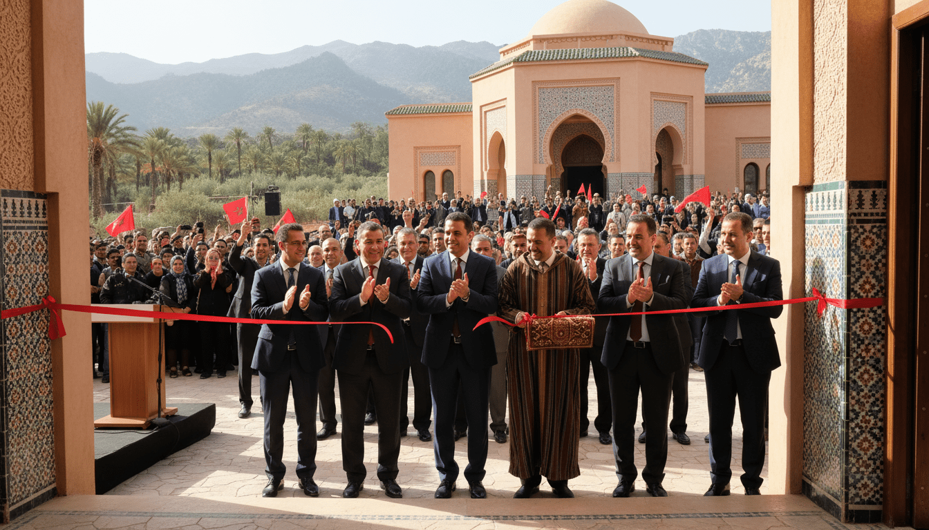 Boulemane inaugure la station thermale Moulay Yacoub Ben Sahl à Ermila