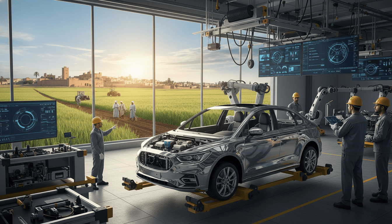 Croissance du Maroc projetée à 4,2% en 2026 grâce à l'automobile et l'agriculture