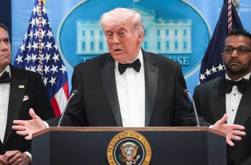  Donald Trump évacué après une fusillade près du dîner des correspondants à Washington