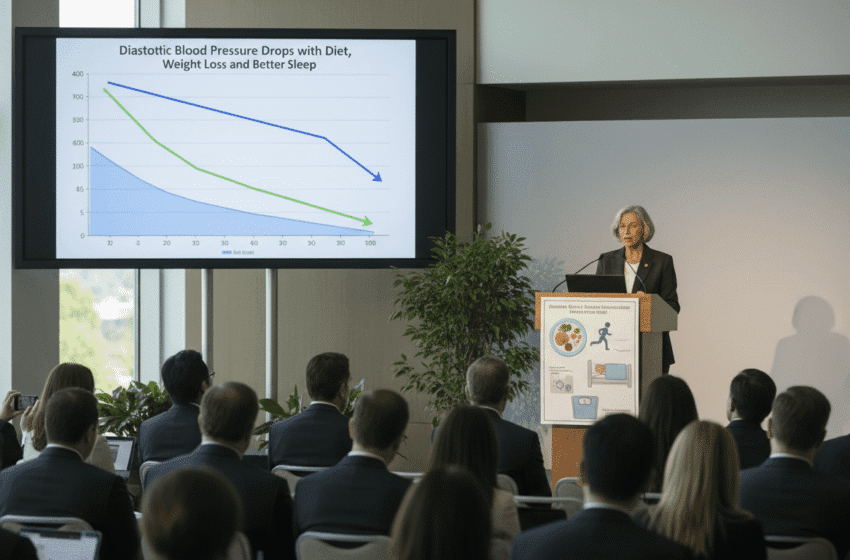  Experts recommandent régime, exercice et sommeil pour baisser la pression artérielle diastolique