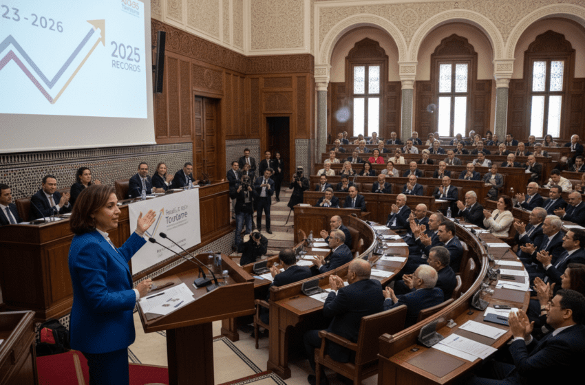  Feuille de route tourisme 2023‑2026 : Ammor à la Chambre annonce des records 2025