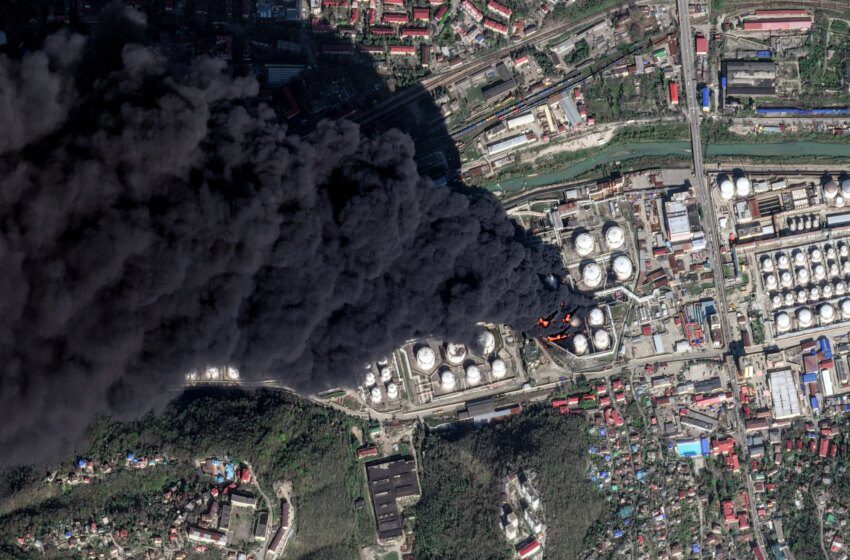  Frappes ukrainiennes sur infrastructures pétrolières russes, Moscou avertit l’Europe contre le financement des drones