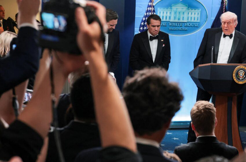  Fusillade au dîner des correspondants de la Maison Blanche à Washington, Trump évacué