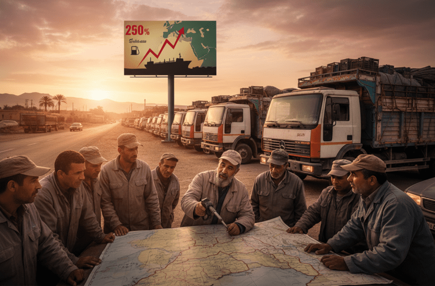  Hausse des hydrocarbures au Maroc liée aux tensions au Moyen-Orient pénalise transporteurs