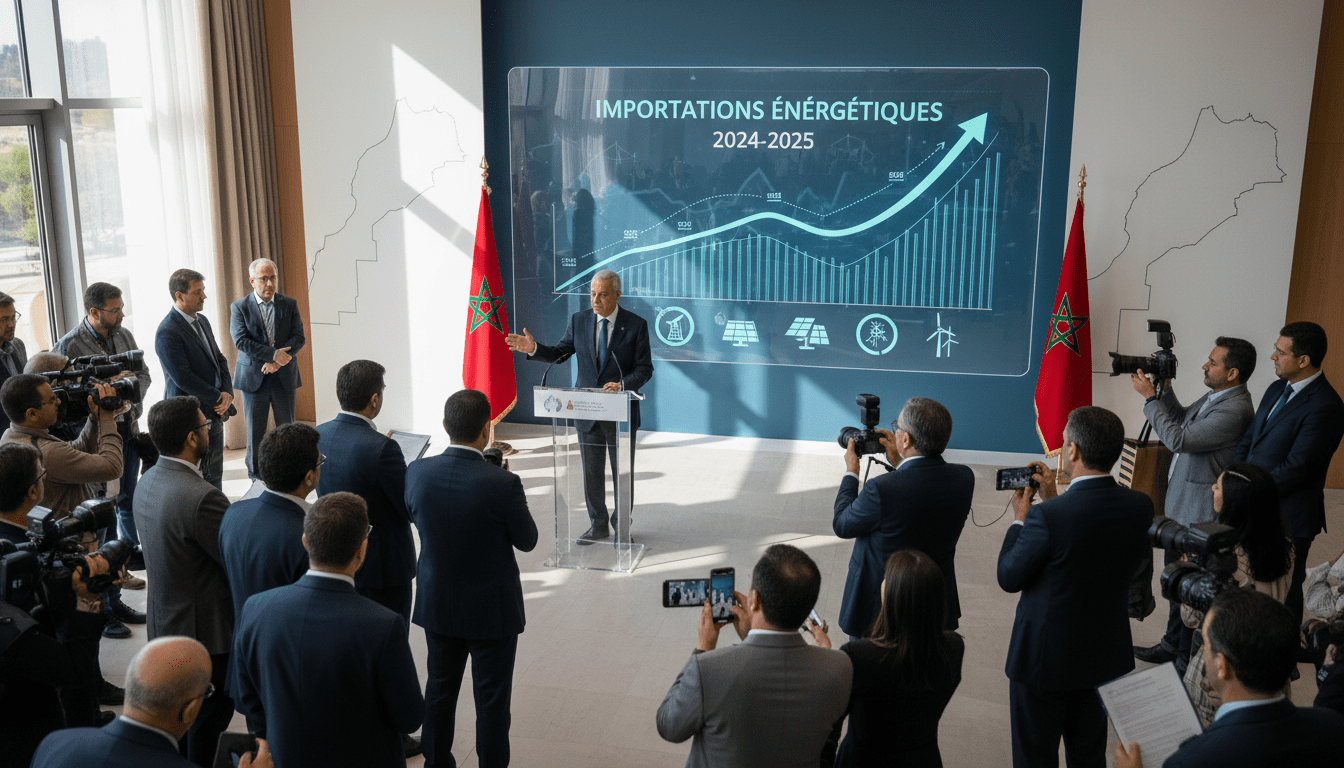 Importations de produits énergétiques en 2025 selon l'Office des Changes