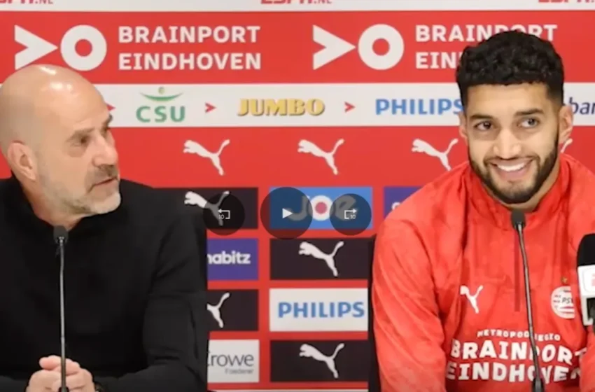  Ismael Saibari porte le PSV 4-3 et vaut jusqu’à 75 M€ selon Peter Bosz