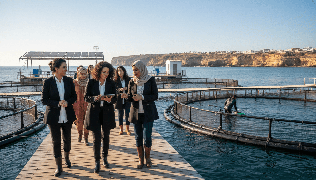 Leadership féminin et entrepreneuriat dynamisent l’aquaculture au Maroc