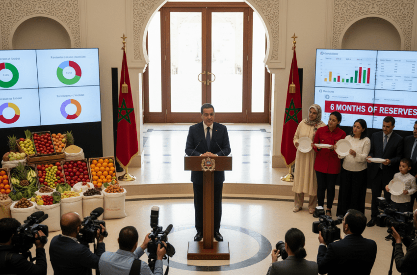  Maroc : Akhannouch garantit l’approvisionnement, le maintien des subventions et six mois de réserves