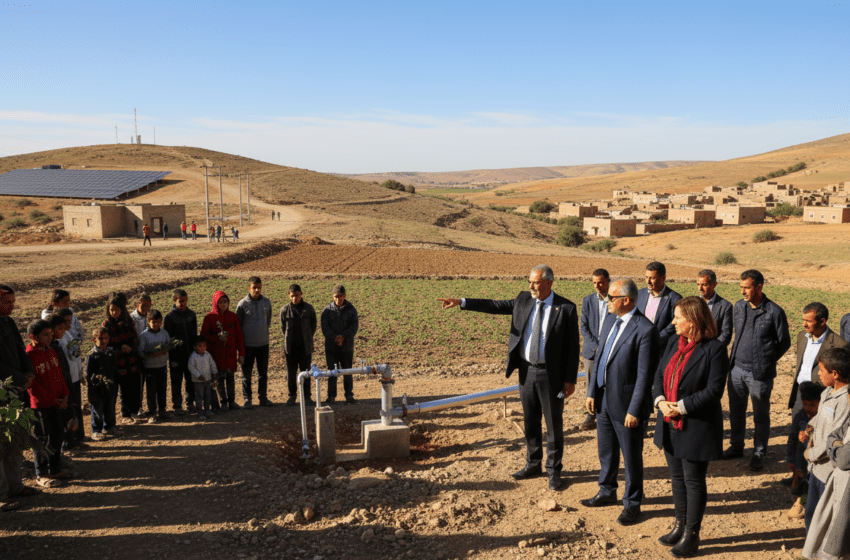  Maroc : PNHD phase 1 achevée, 2 000 zones rurales visées en 2026