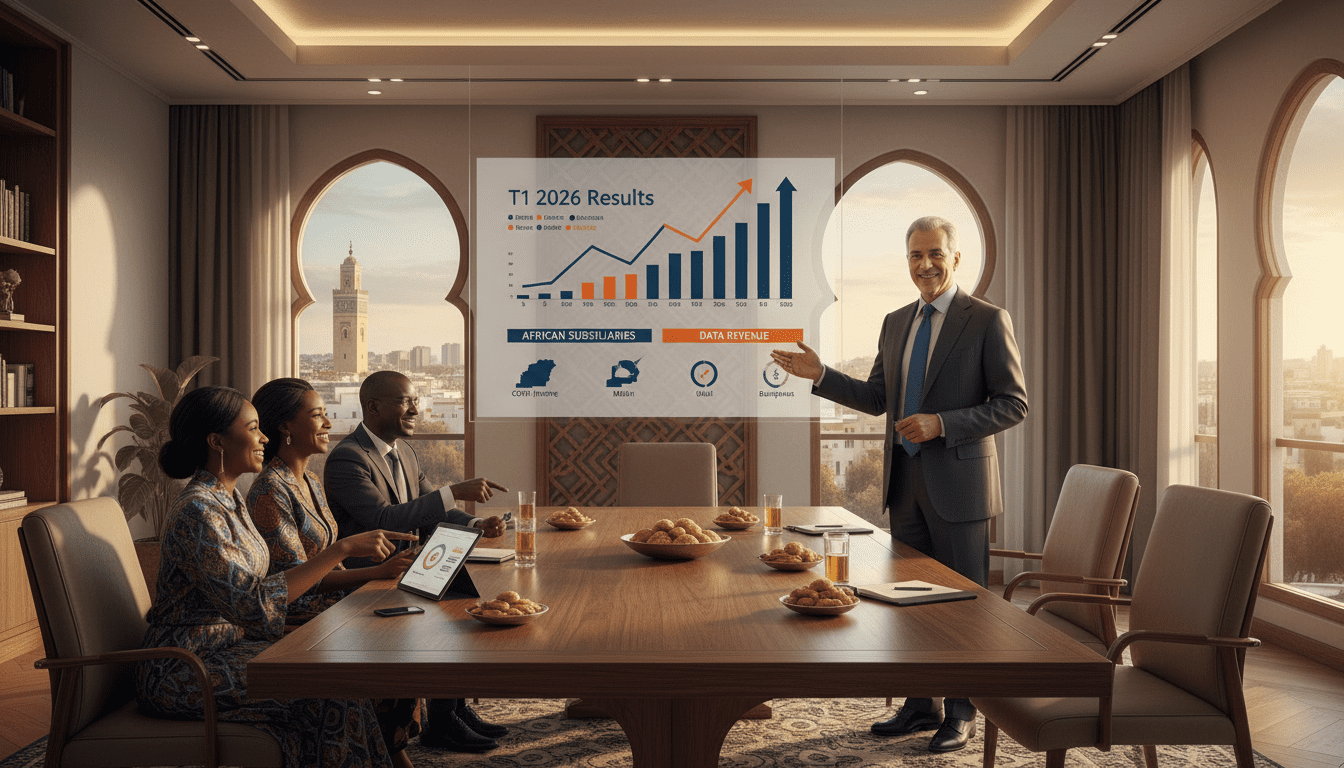 Maroc Telecom T1 2026 solide grâce aux filiales africaines et à la data