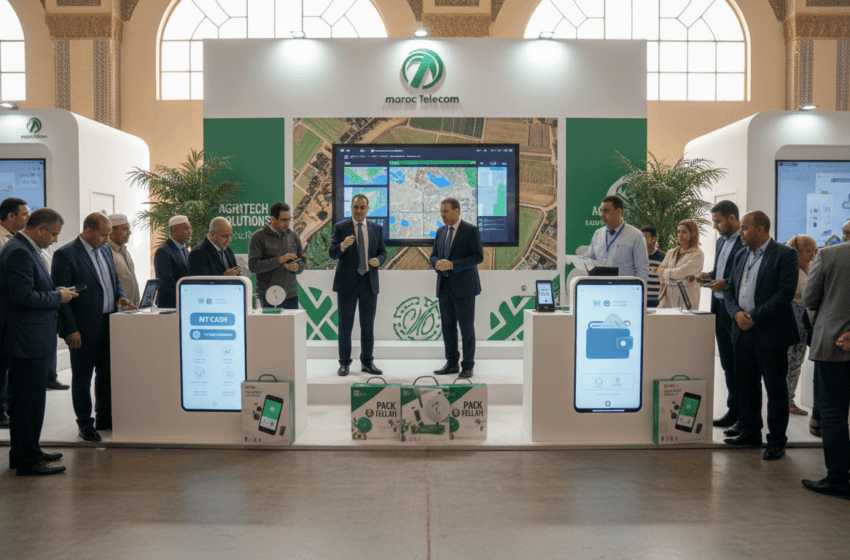  Maroc Telecom au SIAM déploie agritech, Pack Fellah abordable et MT Cash