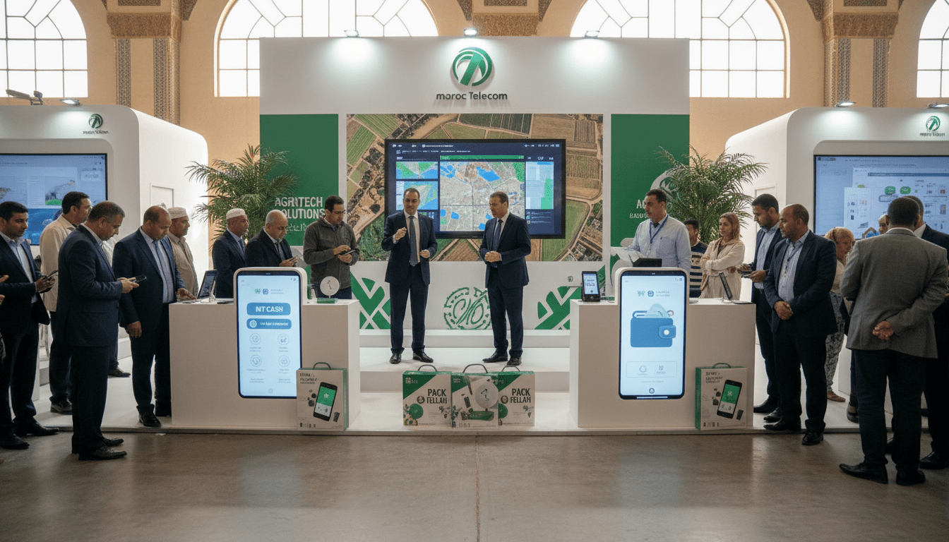 Maroc Telecom au SIAM déploie agritech, Pack Fellah abordable et MT Cash