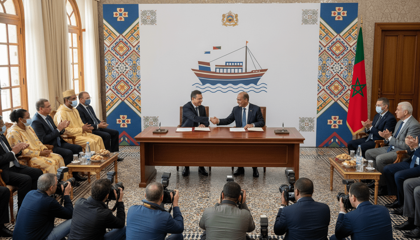 Maroc et Cameroun signent accord cadre pêche et aquaculture au SIAM