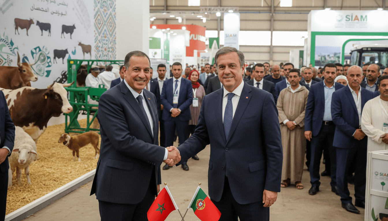Maroc et Portugal renforcent partenariat au SIAM pour moderniser la filière élevage