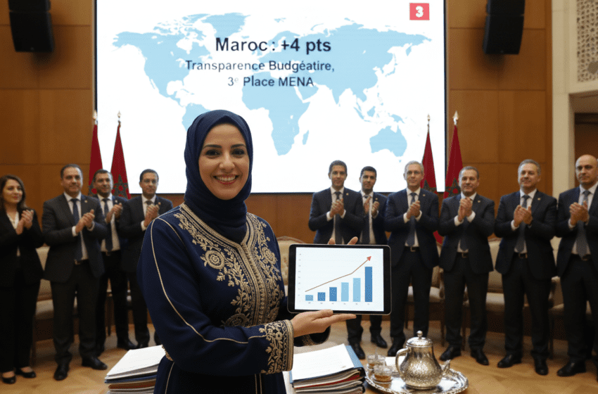  Maroc gagne 4 points en transparence budgétaire et décroche la 3e place MENA