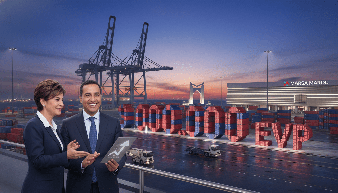 Marsa Maroc franchit 3 millions EVP, RNPG en hausse de vingt‑cinq pour cent