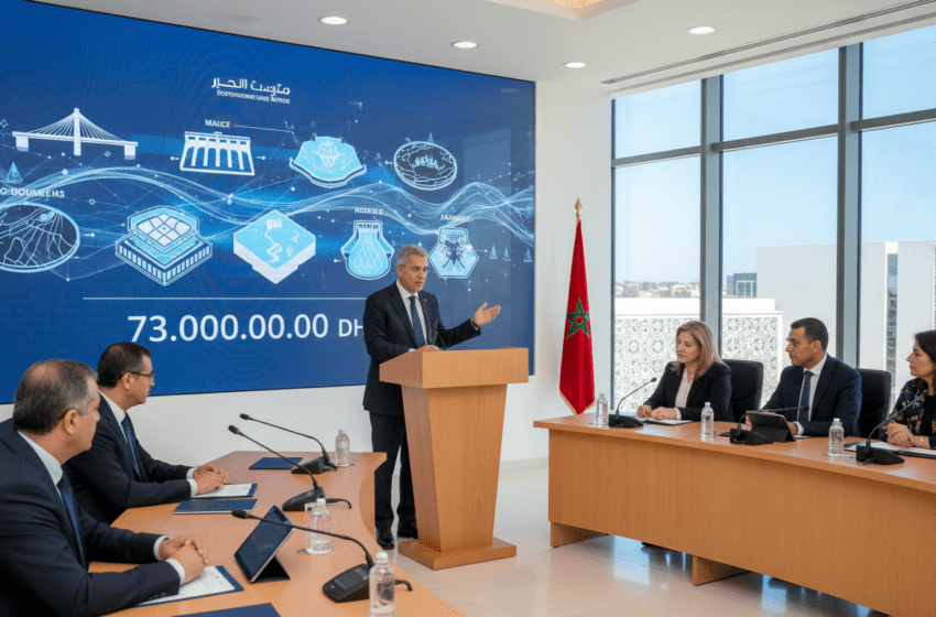  Ministère de l’Équipement alloue 73 milliards DH aux infrastructures et à l’eau