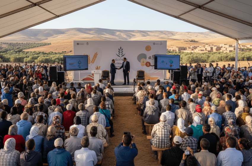  Ministère et Crédit Agricole lancent l’éducation financière pour 10 000 ruraux de l’Oriental