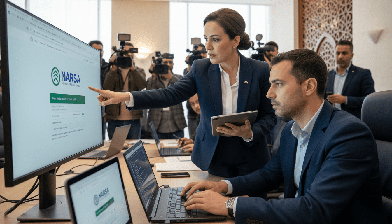 NARSA alerte sur un site frauduleux usurpant son identité et visant le phishing