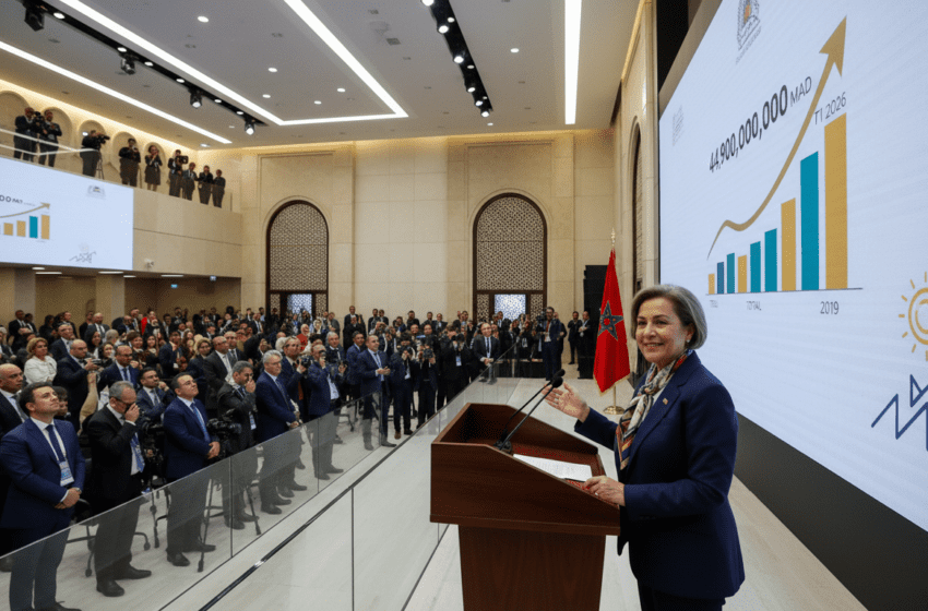  Recettes IS : 44,9 milliards de dirhams au T1 2026, près du total 2019