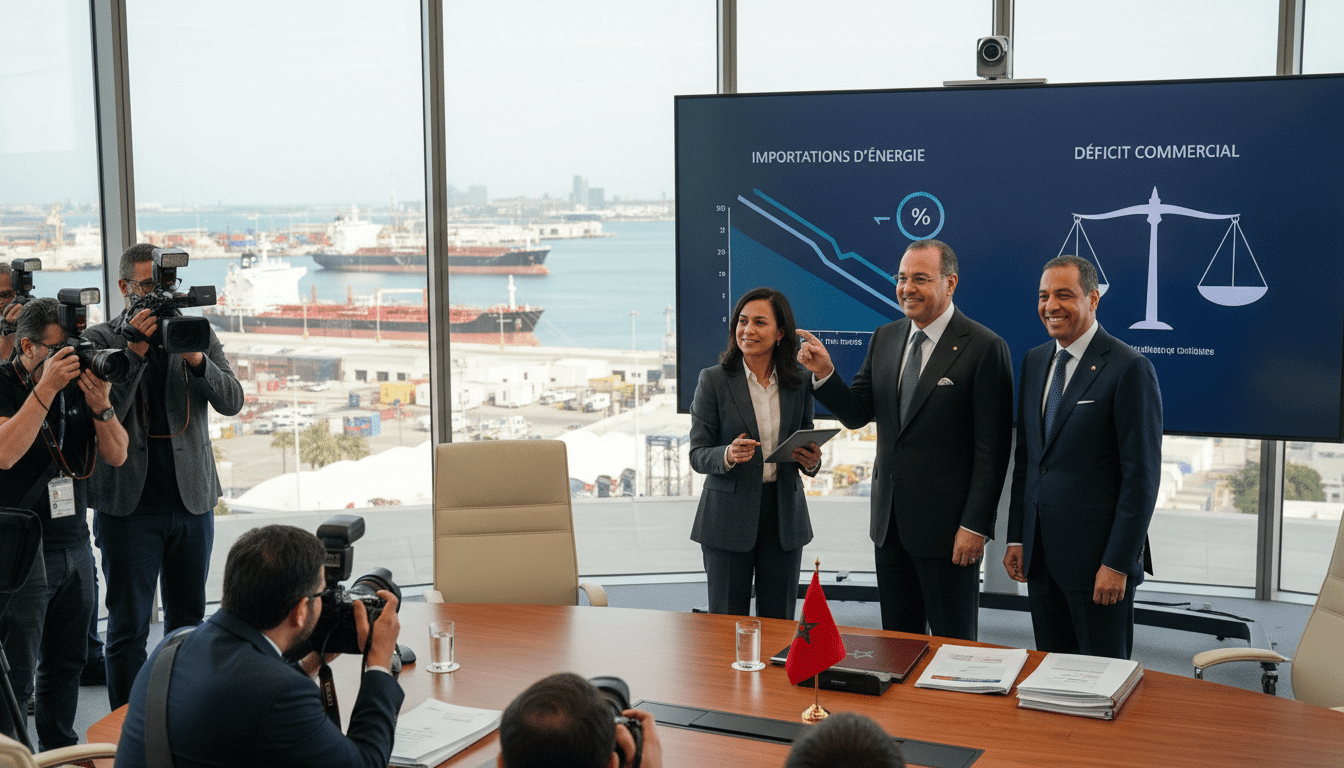 Recul de 15,7% des importations d'énergie stabilise le déficit commercial